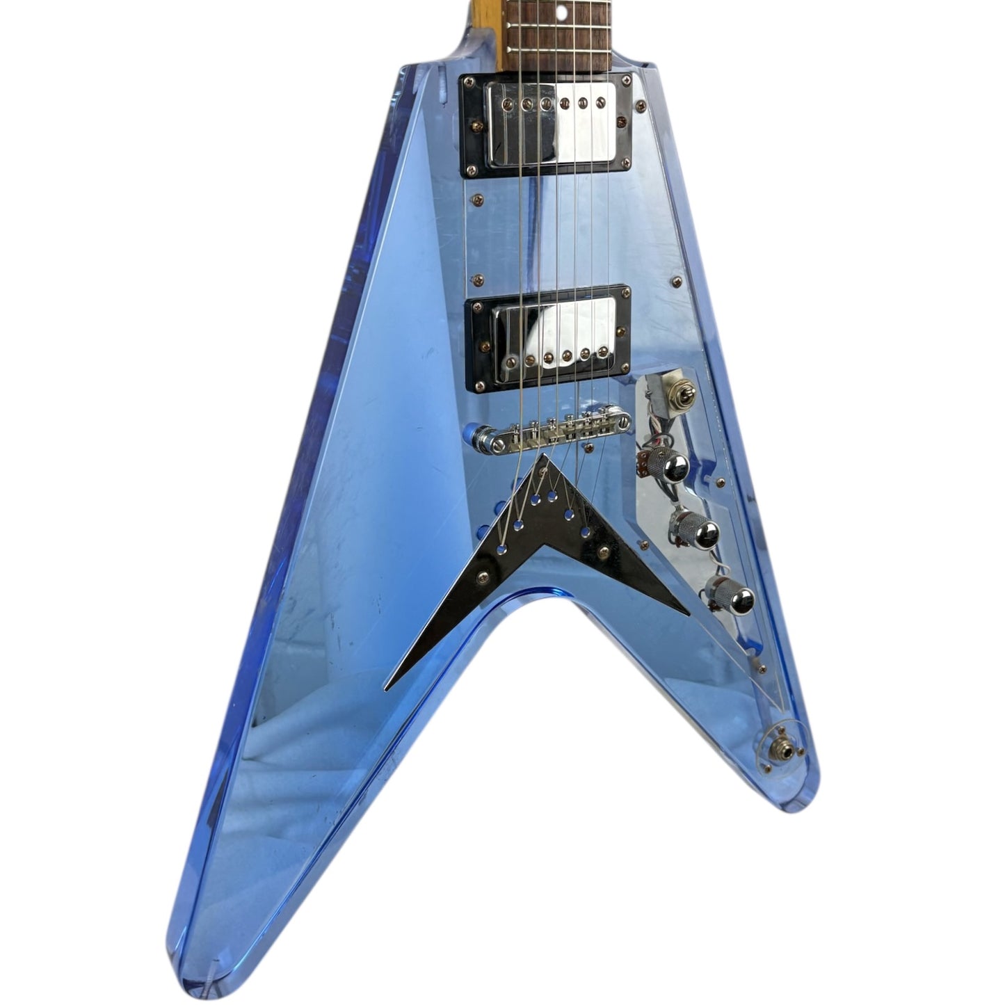 Mavis Flying V Acryl - Blue