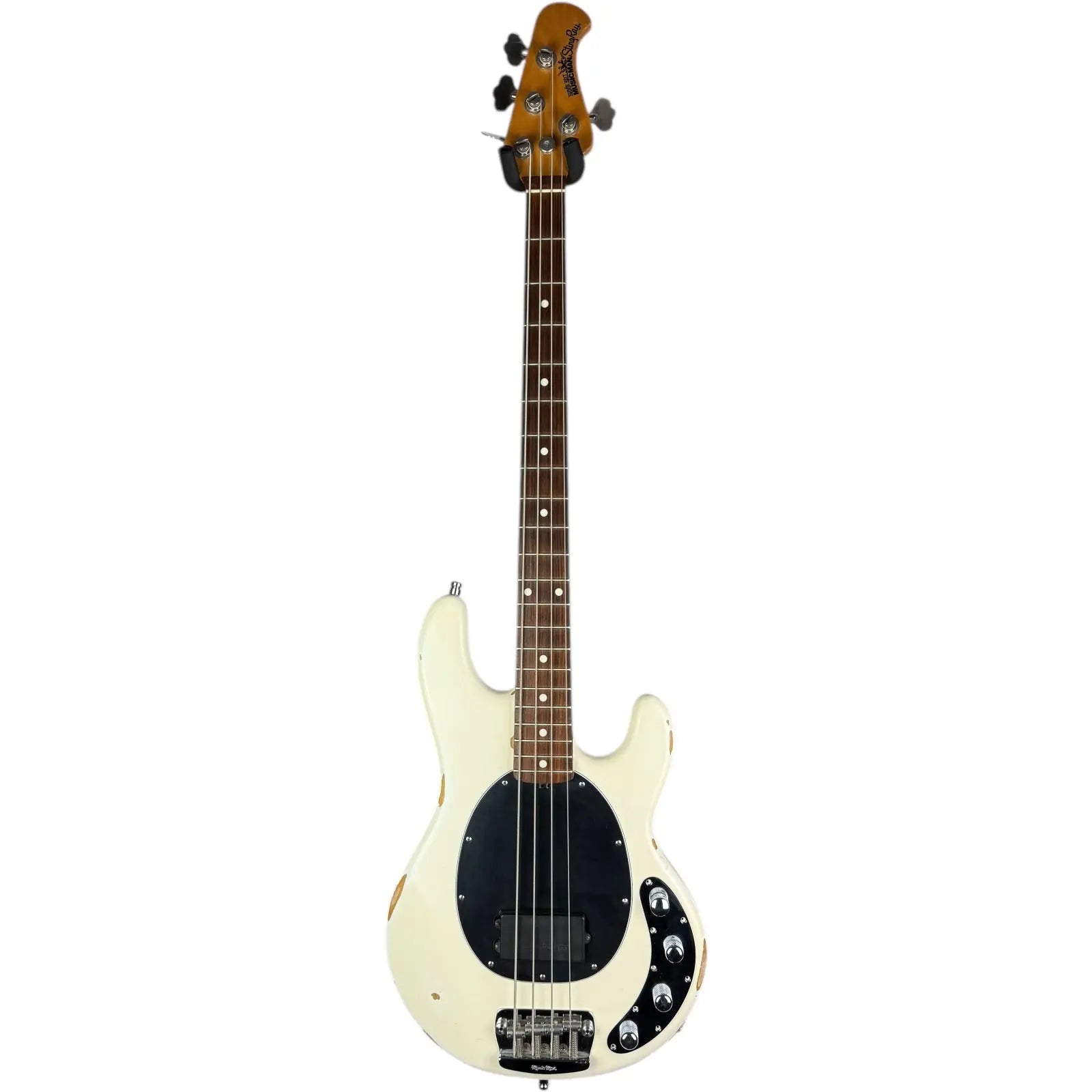 Music Man by Ernie Ball Stingray EX 1999 - White Music Man Ernie Ball