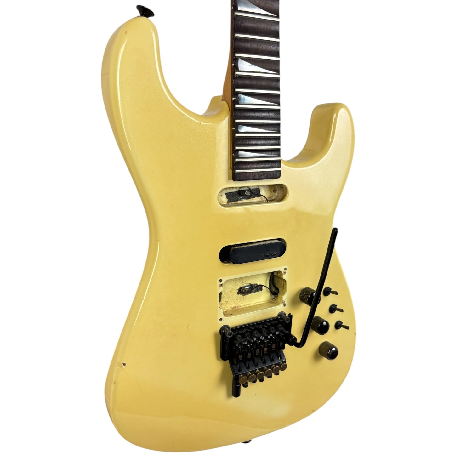 Charvel by Jackson Model 4 - Scalloped - Vintage White - Defekt