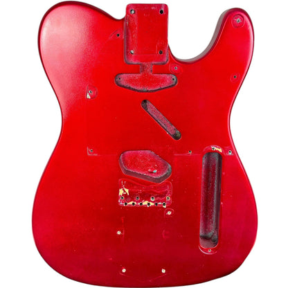 Fender Japan Telecaster-body – rood overgespoten