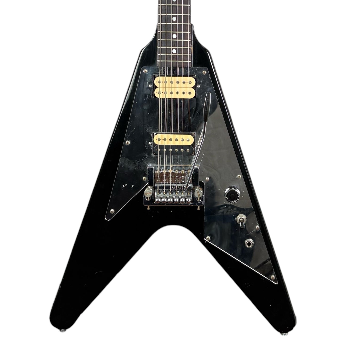 Greco Flying V 1982 – ebenové dřevo