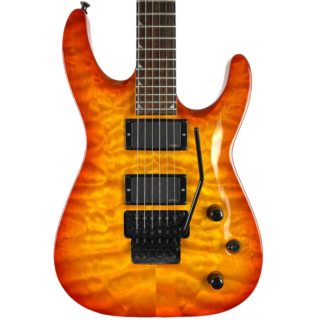 Jackson SLATXMGQ3-6 Soloist 2012 - Transparent Amber Sunburst - Pat´s Guitars