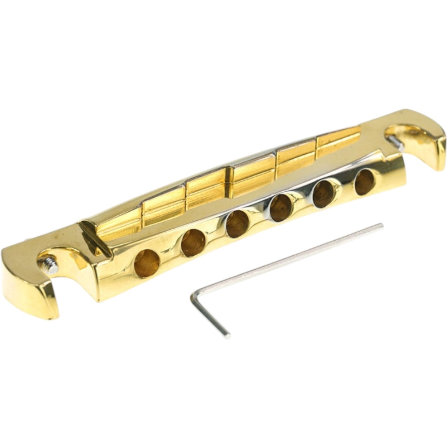 Faber TPWC-59GG Faber TPWC-'59 Vintage Spec ALU Compensated Wraparound Tailpiece, Gold, Glossy