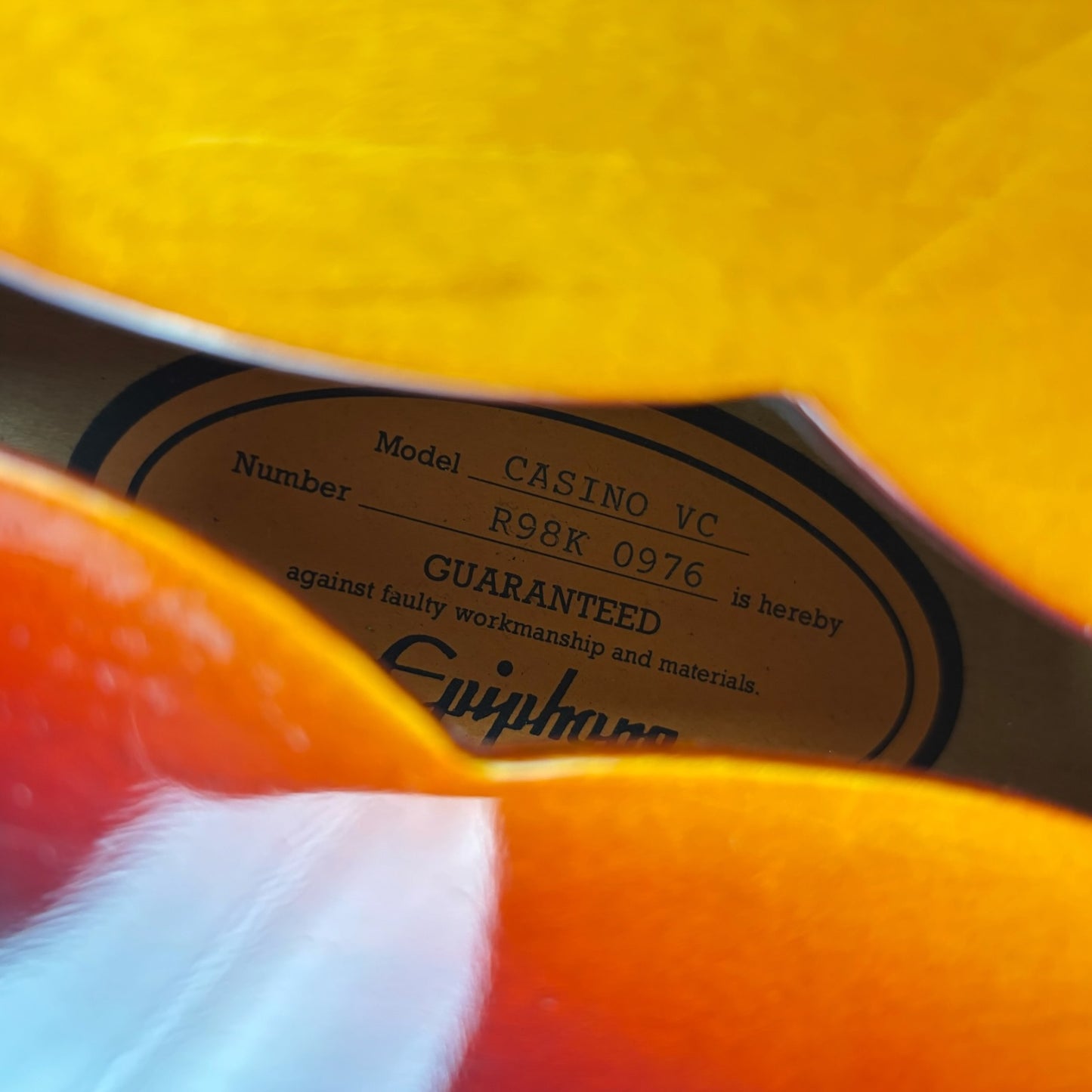 Epiphone Casino VC 1998 - Sunburst