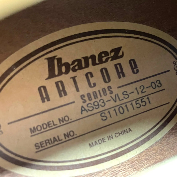 Ibanez Artcore AS93-VLS - Pat´s Guitars