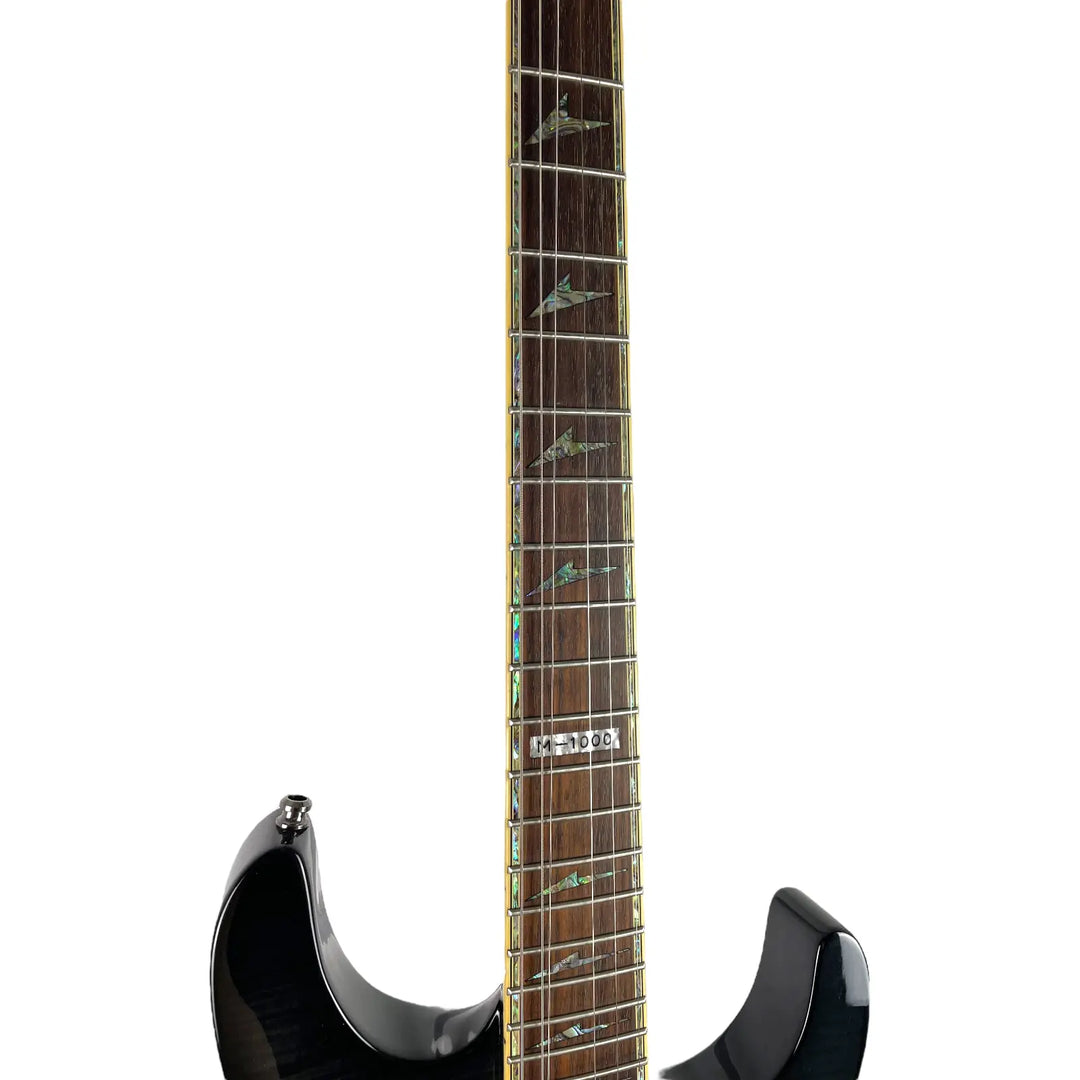 ESP LTD M-1000 Deluxe 2006 - See Thru Black - Pat´s Guitars