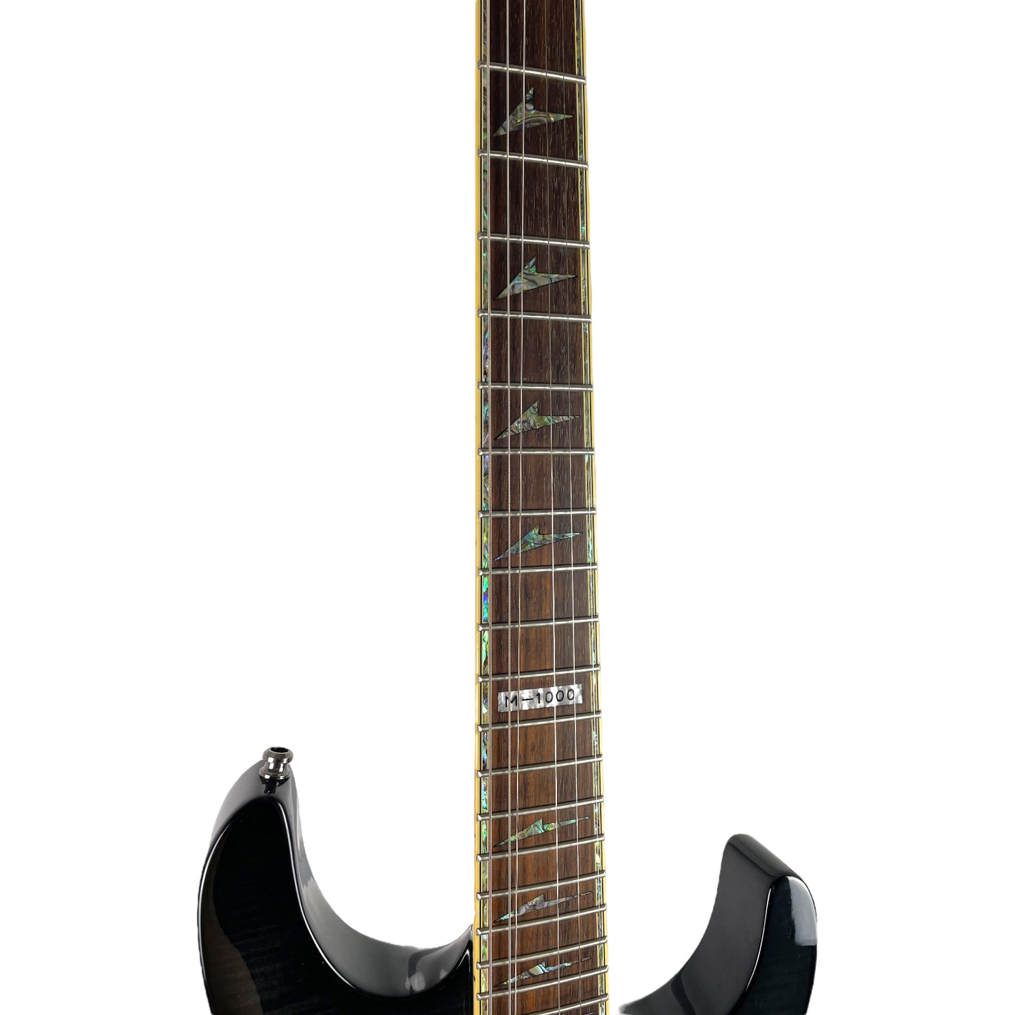 ESP LTD M-1000 Deluxe 2006 - Noir transparent