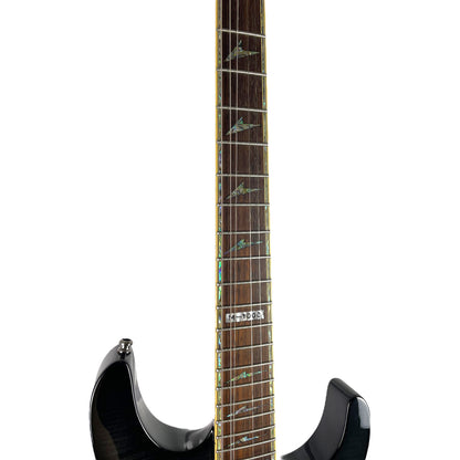 ESP LTD M-1000 Deluxe 2006 - Noir transparent
