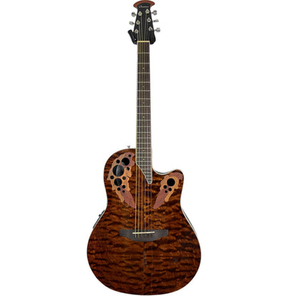 Ovation CE48P-TGE Akustická 2018 – tygří oko