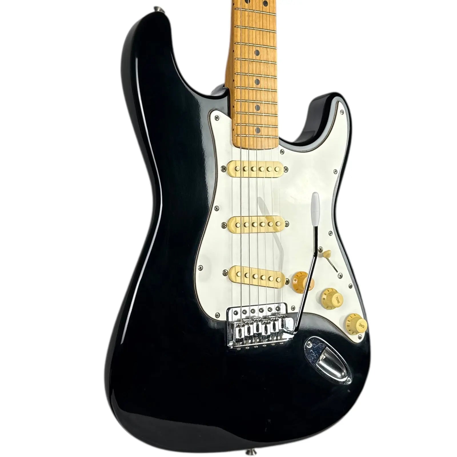 Fender Japan ST-STD Stratocaster 1987-1988 - Svart - Pat´s Guitars