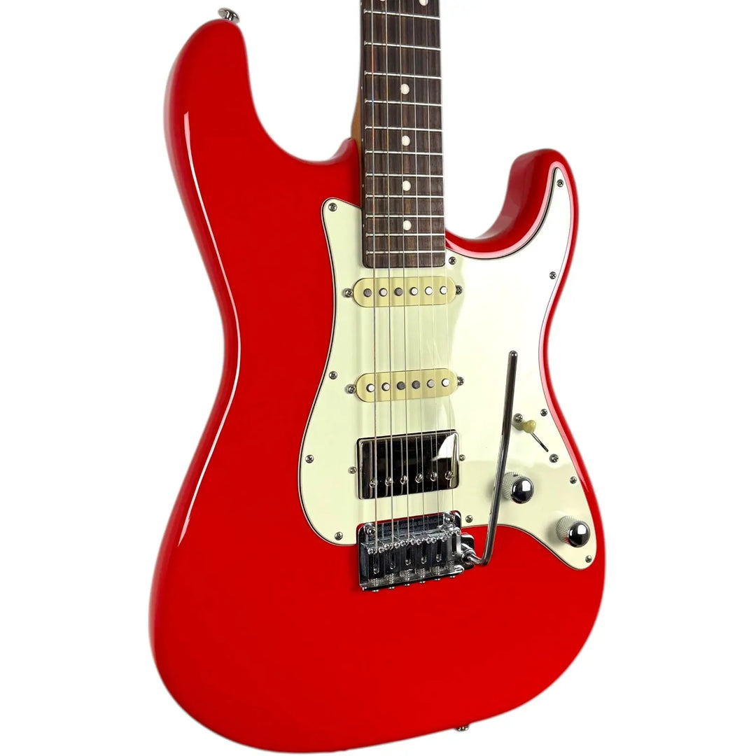 Schecter USA Custom Shop Traditional Wembley HSS 2022 - Fiesta Red Schecter
