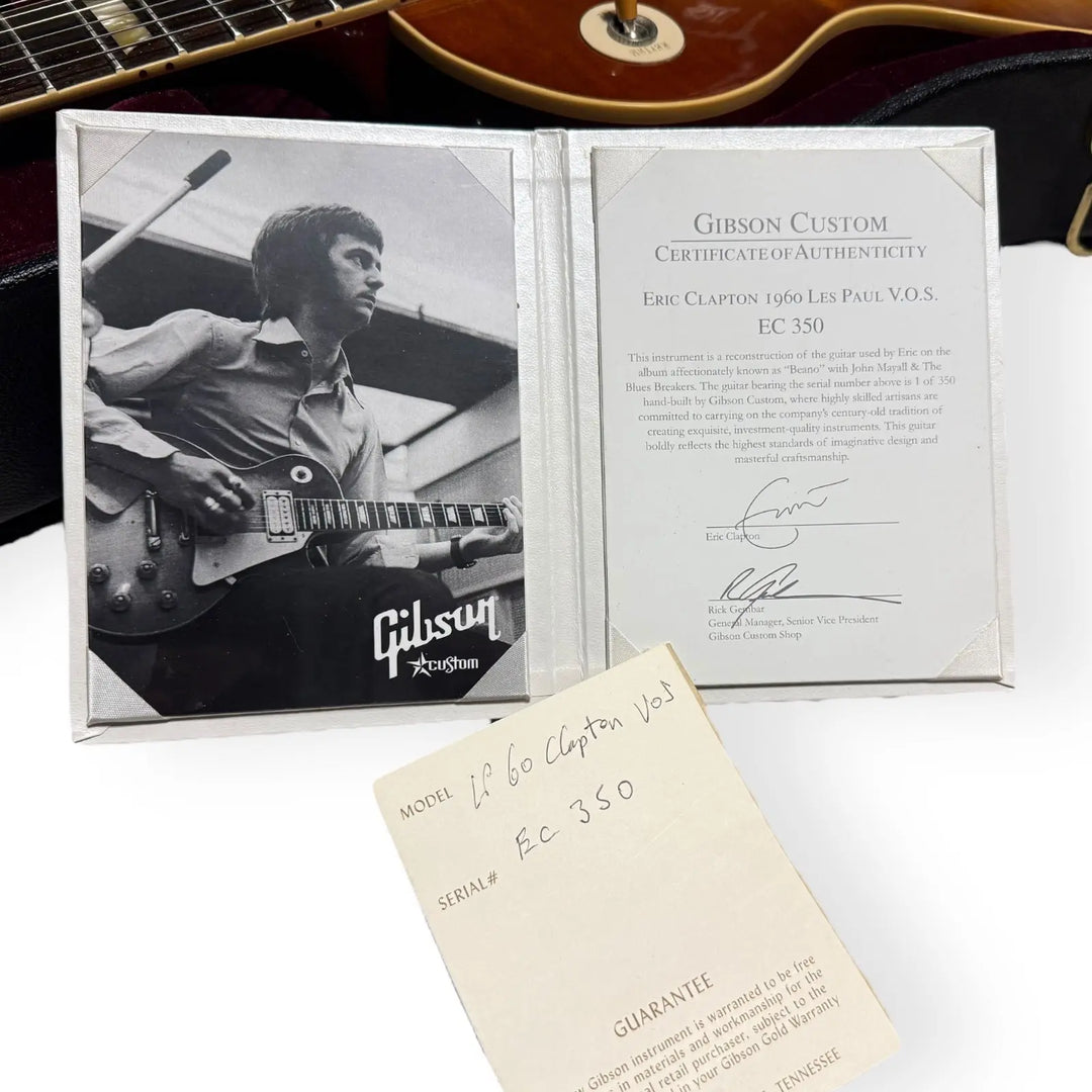 Gibson Les Paul 1960 Eric Clapton Beano VOS 2011 - 350/350 - Pat´s Guitars