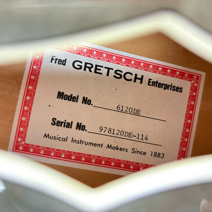 Gretsch 6120DE Duane Eddy Signature 1997 - Ebony Burst