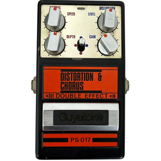 Guyatone PS-017 Distortion & Chorus Effect Pedal 1983 - Vintage Japan