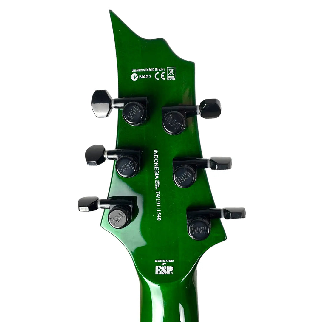 ESP LTD H-1001 2019 - See Thru Green - Pat´s Guitars