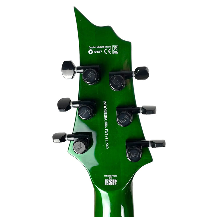 ESP LTD H-1001 2019 - See Thru Green - Pat´s Guitars