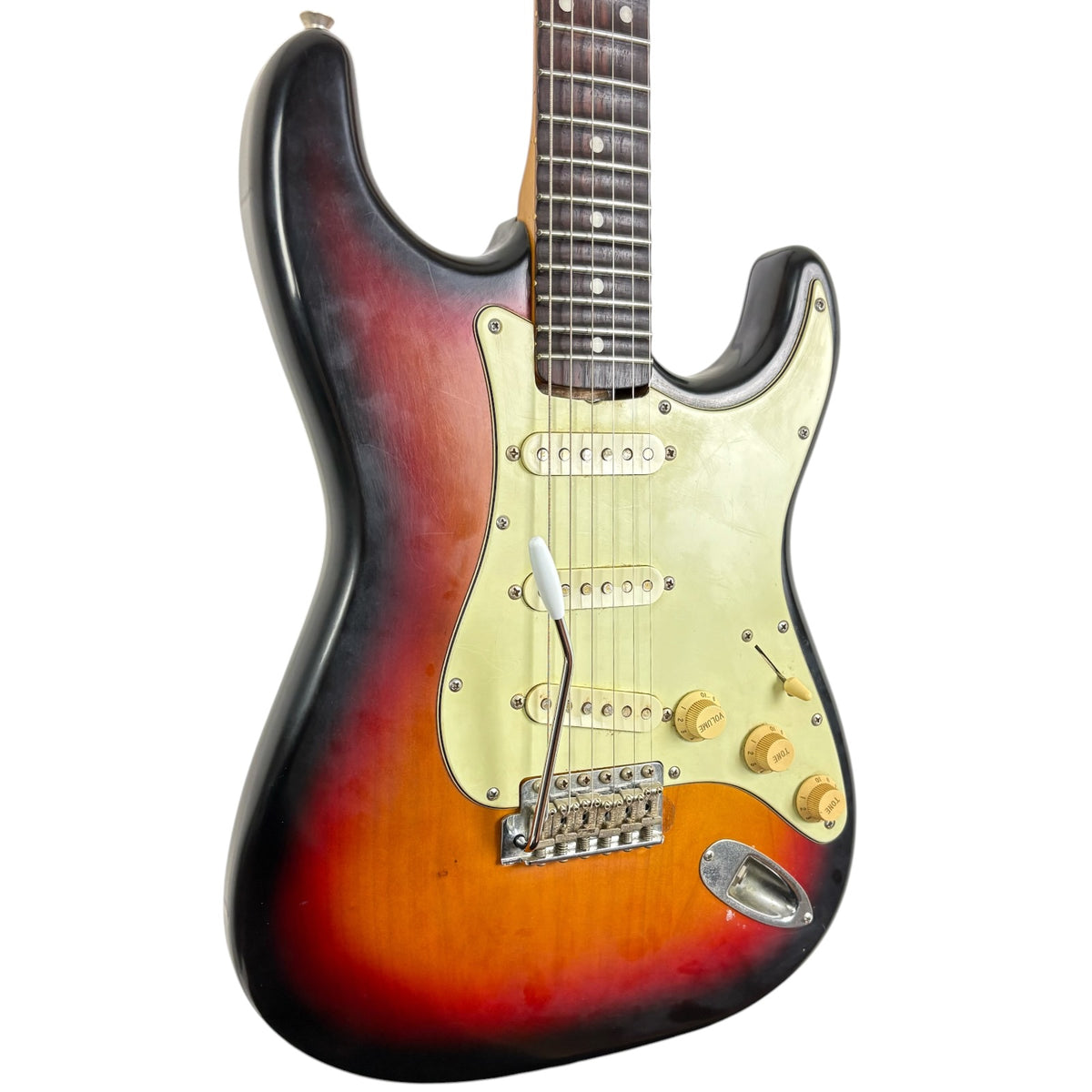 Fender Japan 62 Reissue Stratocaster 1993-1994 – saténový sunburst – MOD