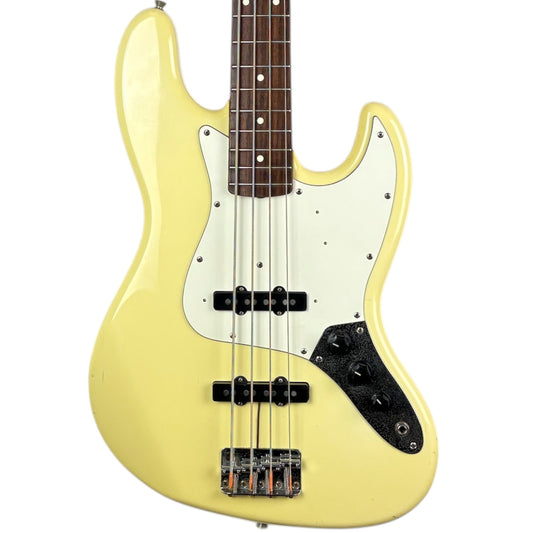 فيندر اليابان 62 رييشي جاز باس 1990-1991 - أبيض عتيق