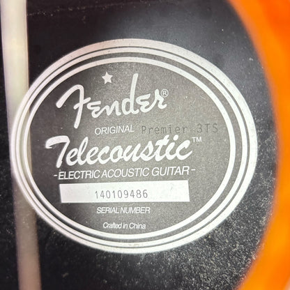 Fender Telecoustic 2014 - Flame Maple Sunburst