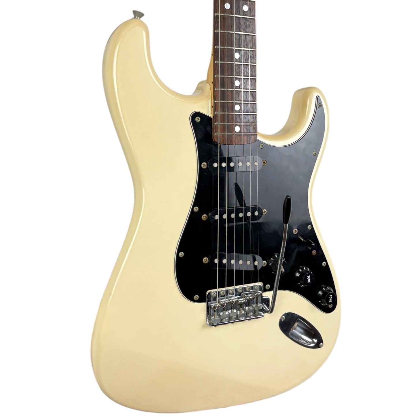 Fender Japan 72 Reissue Stratocaster 1997-2000 - Vintage bílá