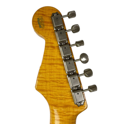 Fender Japan 62 Reissue Stratocaster 1994-1995 - Канди Епъл Ред - Със съвпадащ глава на грифа