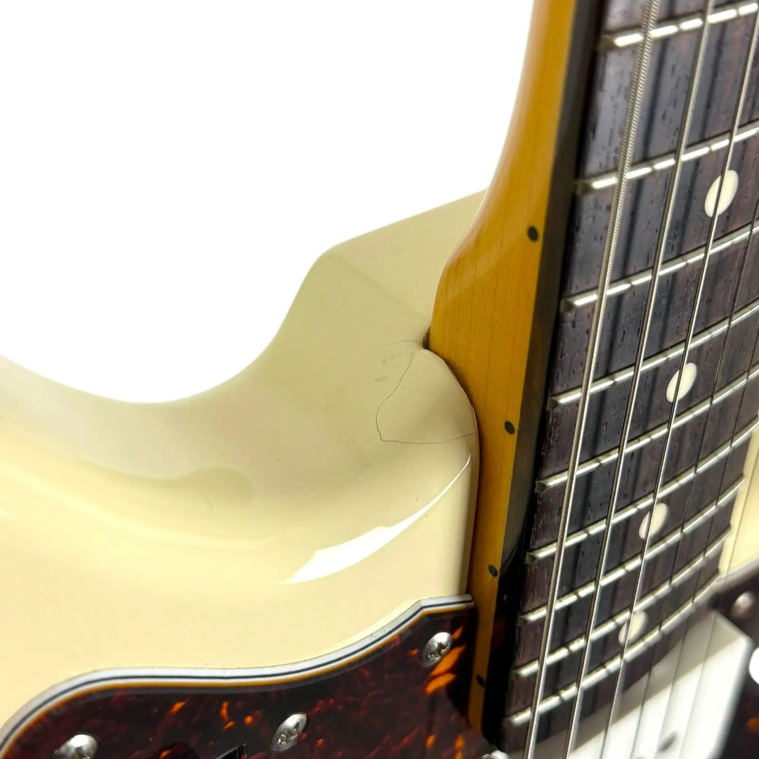 Fender Japan JM66-80 ’66 Reissue Jazzmaster 2004-2005 - Vintage White - Pat´s Guitars