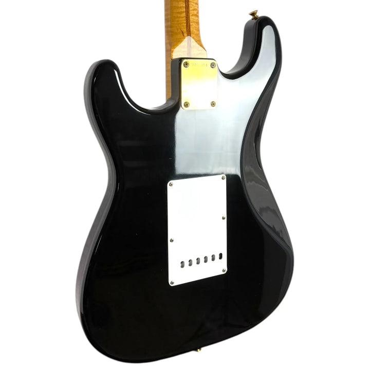 Fender Custom Shop Stratocaster 1990 - Black matching Headstock Fender