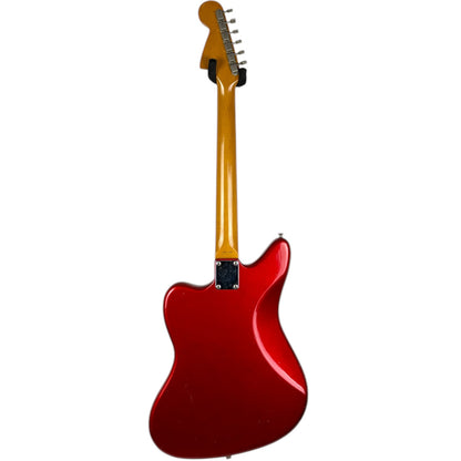 Fender Japan Jaguar Réédition 66 1993-1994 - Rouge Pomme d'Amour - Tête d'accord assortie - Vintage