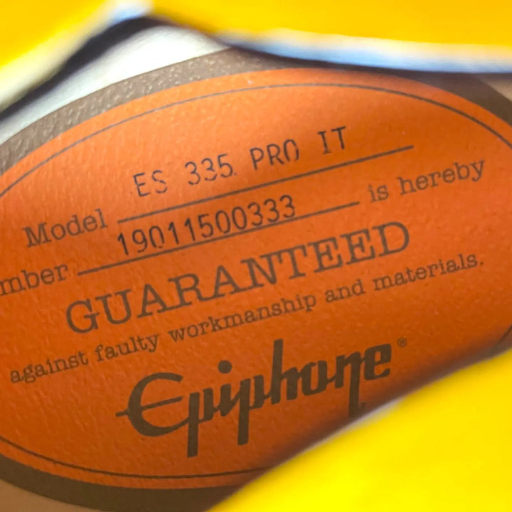 Epiphone ES-335 Pro 2019 - Ice Tea Burst - Pat´s Guitars