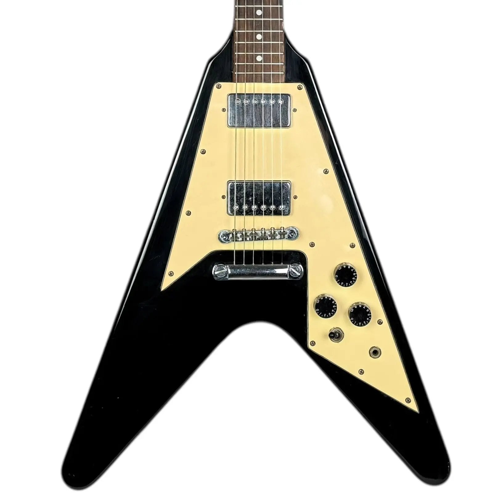 Tokai フライングV 1977 - ブラック - Pat´s Guitars
