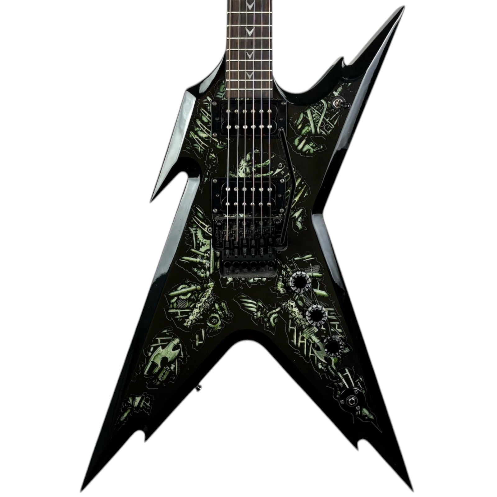 Dean Razorback Graphics Dean Dime Razorback Bio-Mech 2013 Guitar – Pat´s Guitars