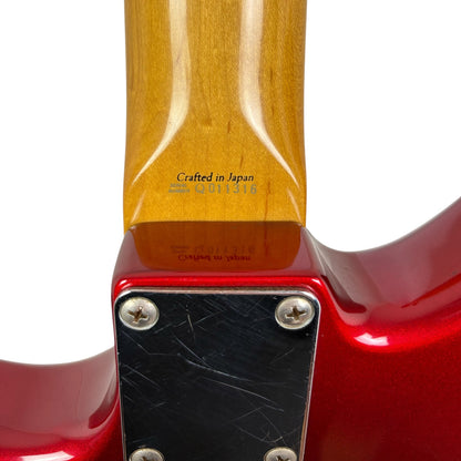 Fender Japan 66 Reissue Jaguar 2002～2004年製 - キャンディ・アップル・レッド - マッチングヘッドストック
