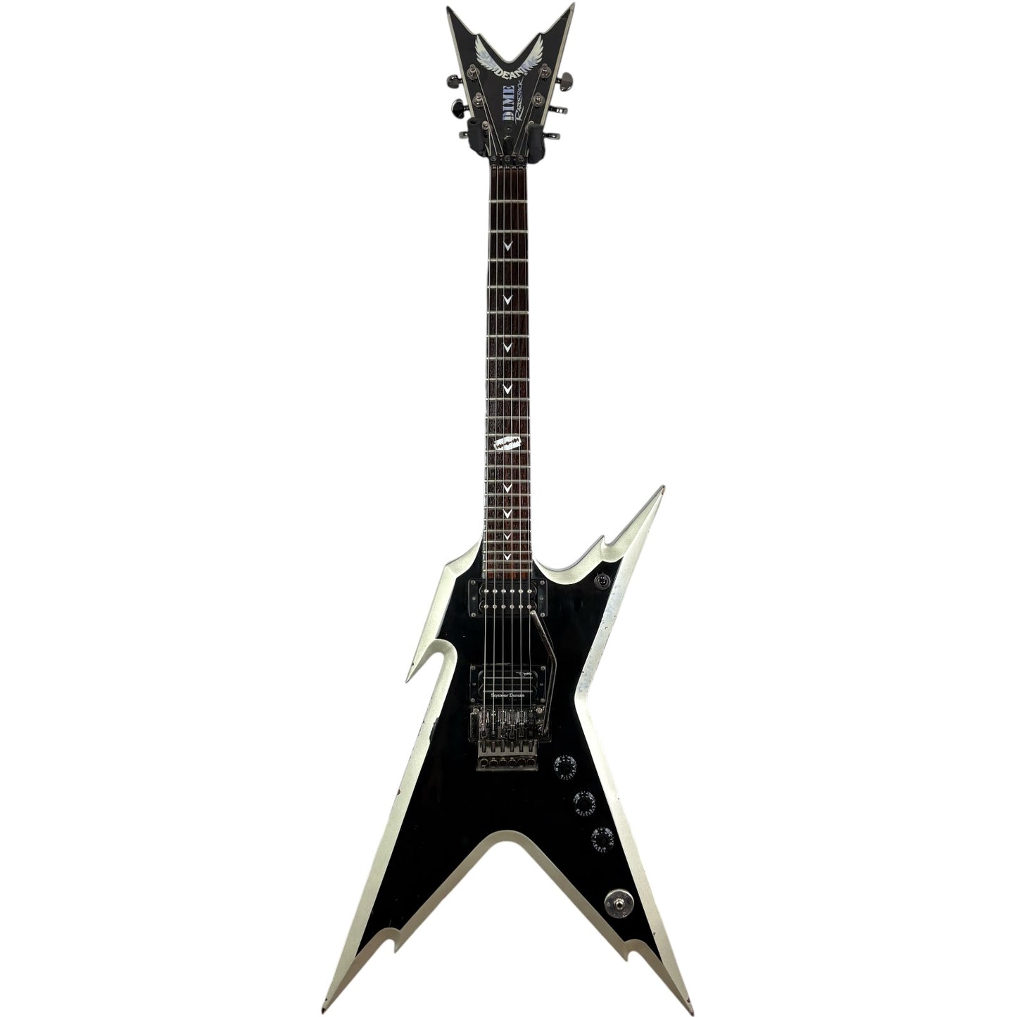 Dean Dimebag Darrel Signature Razorback 2006 - Zwart Zilver