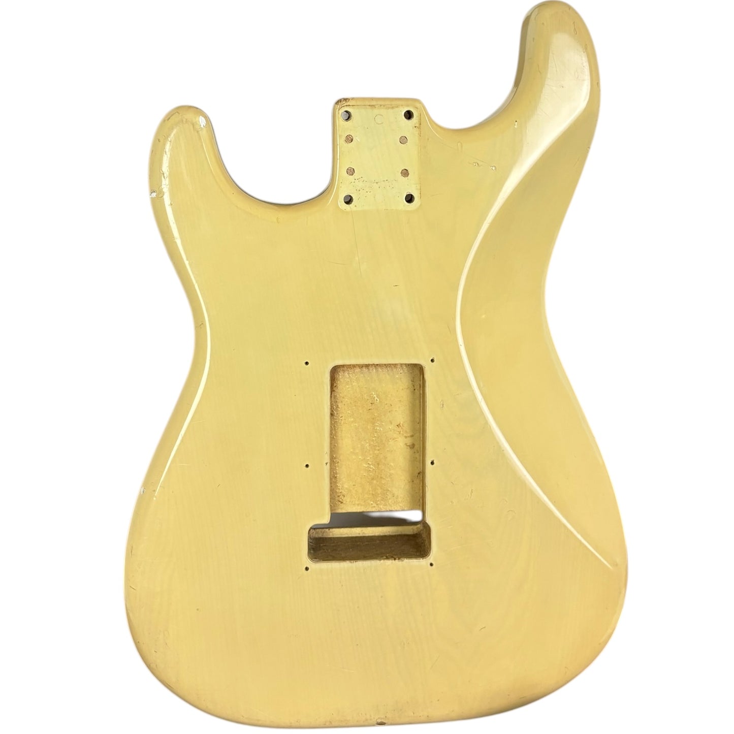 Corps de Stratocaster japonaise – blanc vintage