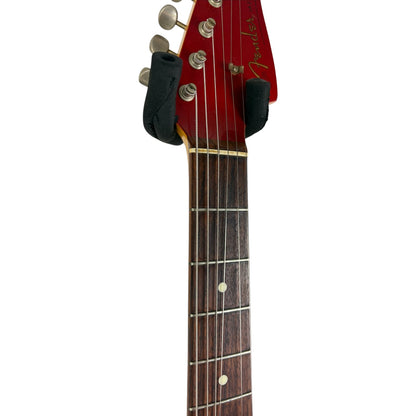 Fender Japan 66 Reissue Jazzmaster 1999-2002 - Канди Епъл Ред - Със съвпадащ глава на грифа