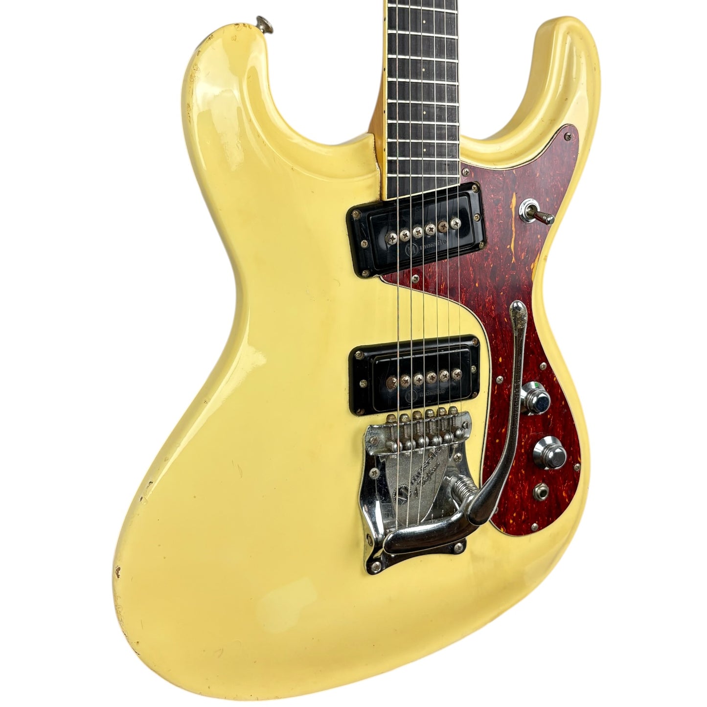 Mosrite The Ventures Model - Vintage bílá