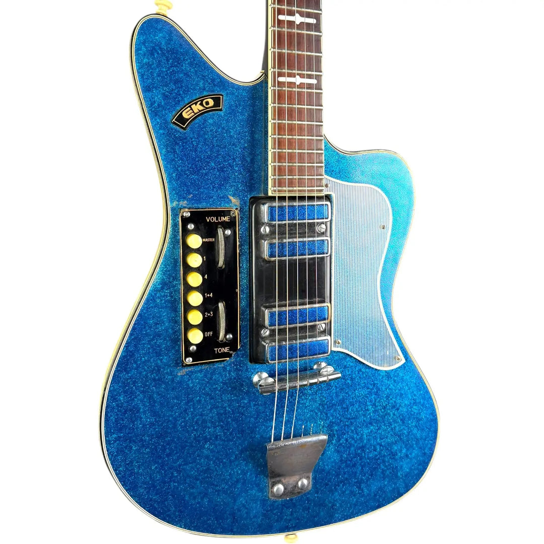 Eko Ekomaster Blue Sparkle Pat´s Guitars