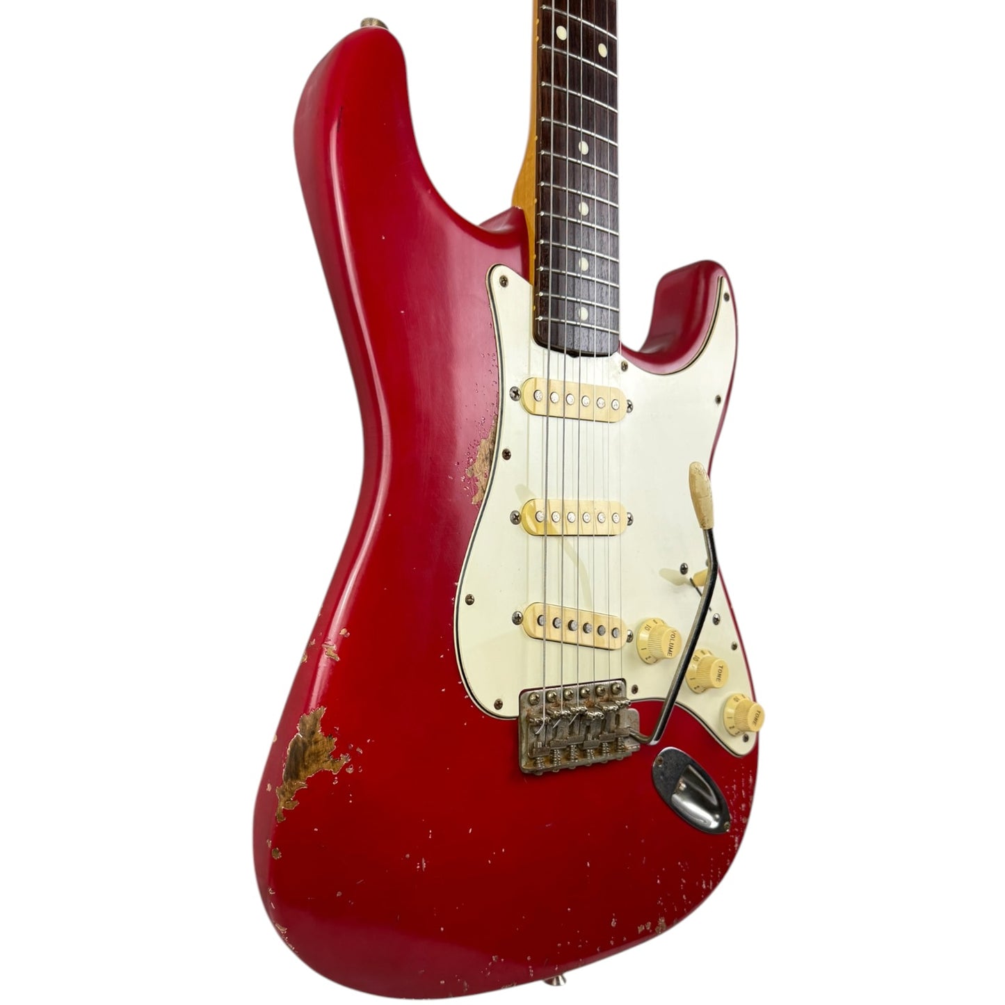 Fender MJT 60年代复刻版 Stratocaster - 达科他红 - 重度复古风格