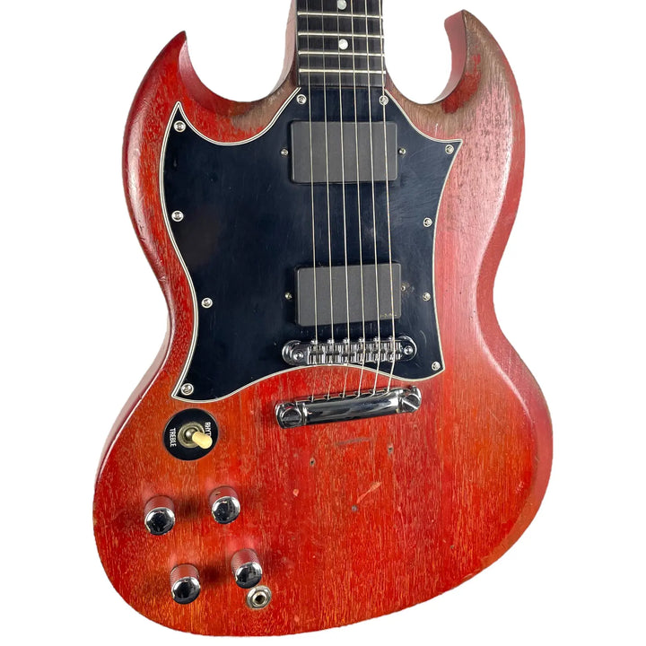 Gibson SG Lefthand EMG 2003- Worn Cherry - Pat´s Guitars