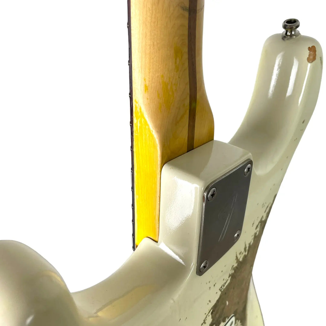 Fender American Standard Stratocaster - Olympic White Relic Look - Pat´s Guitars