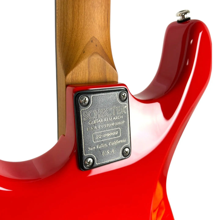 Schecter USA Custom Shop Traditional Wembley HSS 2022 - Fiesta Red Schecter