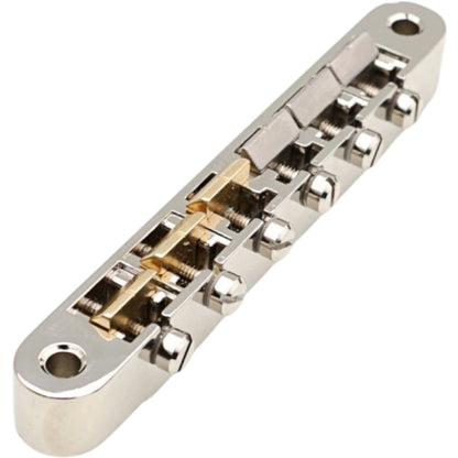 Pod Faber HYBRIDge-H-NG ABRH, pentru Gibson® ABR-1, nichel lucios, șei din titan/alamă