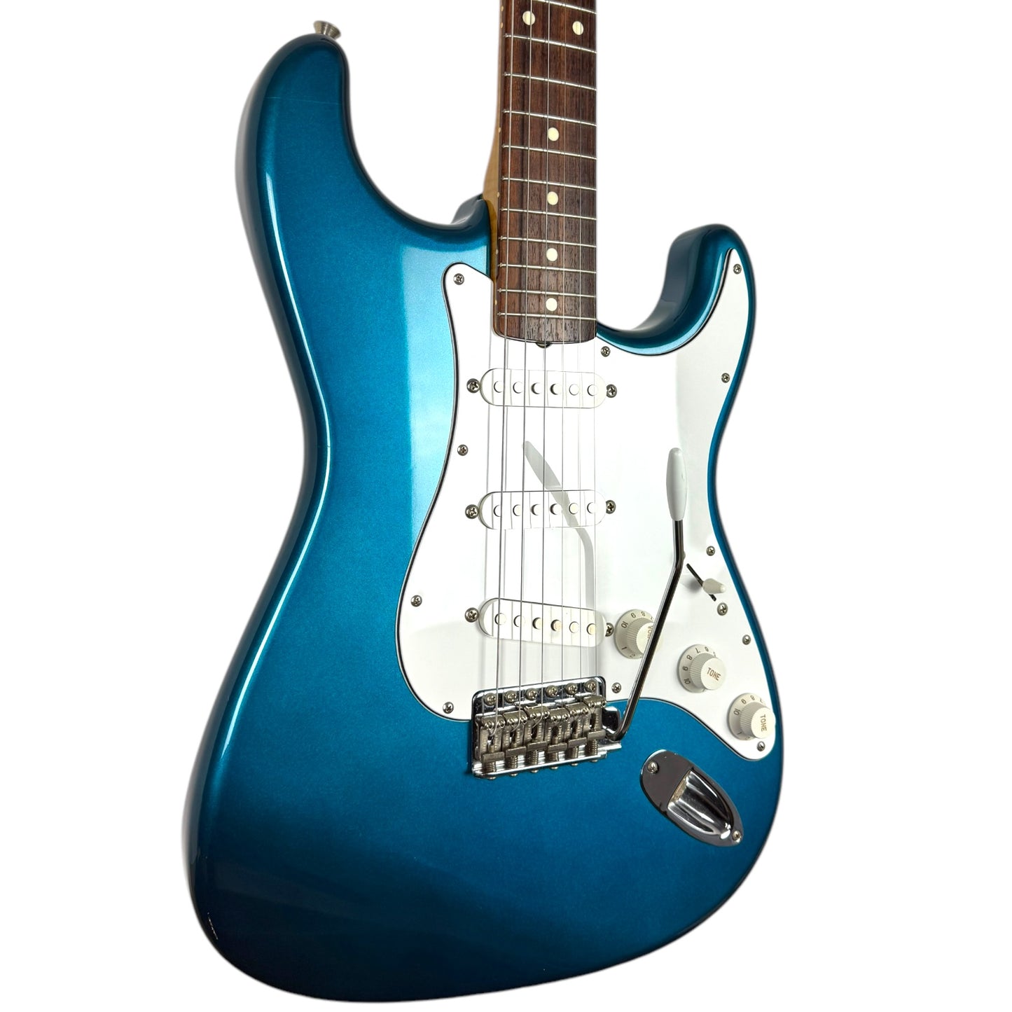 Fender Japan ST62-65AS ’62 Reissue Stratocaster Limited 40th Anniversary 1994 - Lake Placid Blue, matching Headstock