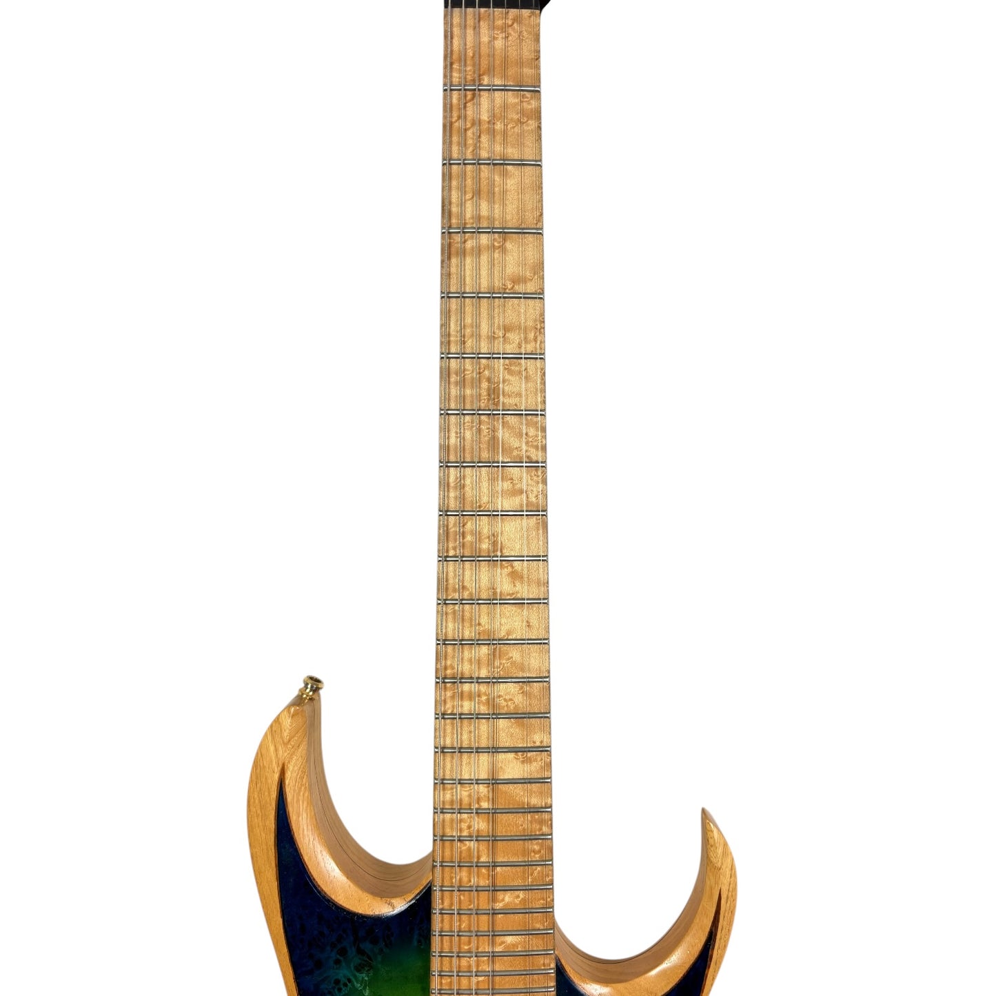 Ibanez RGDIX6MPB Iron Label 2018 - Σουρεαλιστικό μπλε ντεγκραντέ κορμού