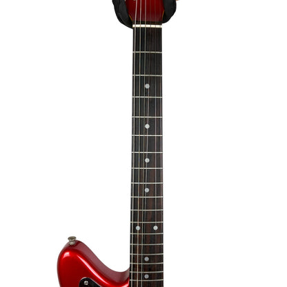 Fender Japan Jaguar Réédition 66 1993-1994 - Rouge Pomme d'Amour - Tête d'accord assortie - Vintage