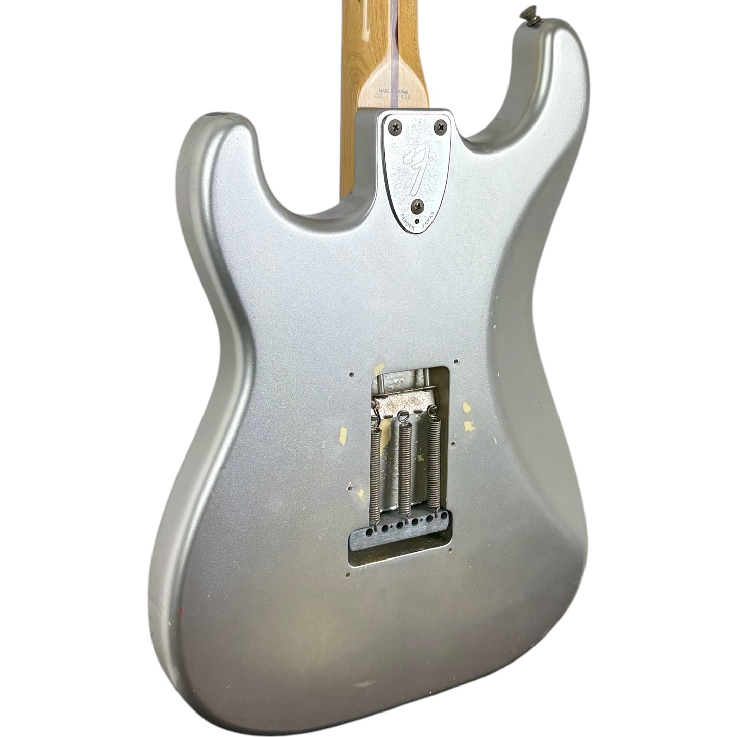 Fender Japan 72 Reissue Stratocaster 1989-1990 - Repeinte en argent