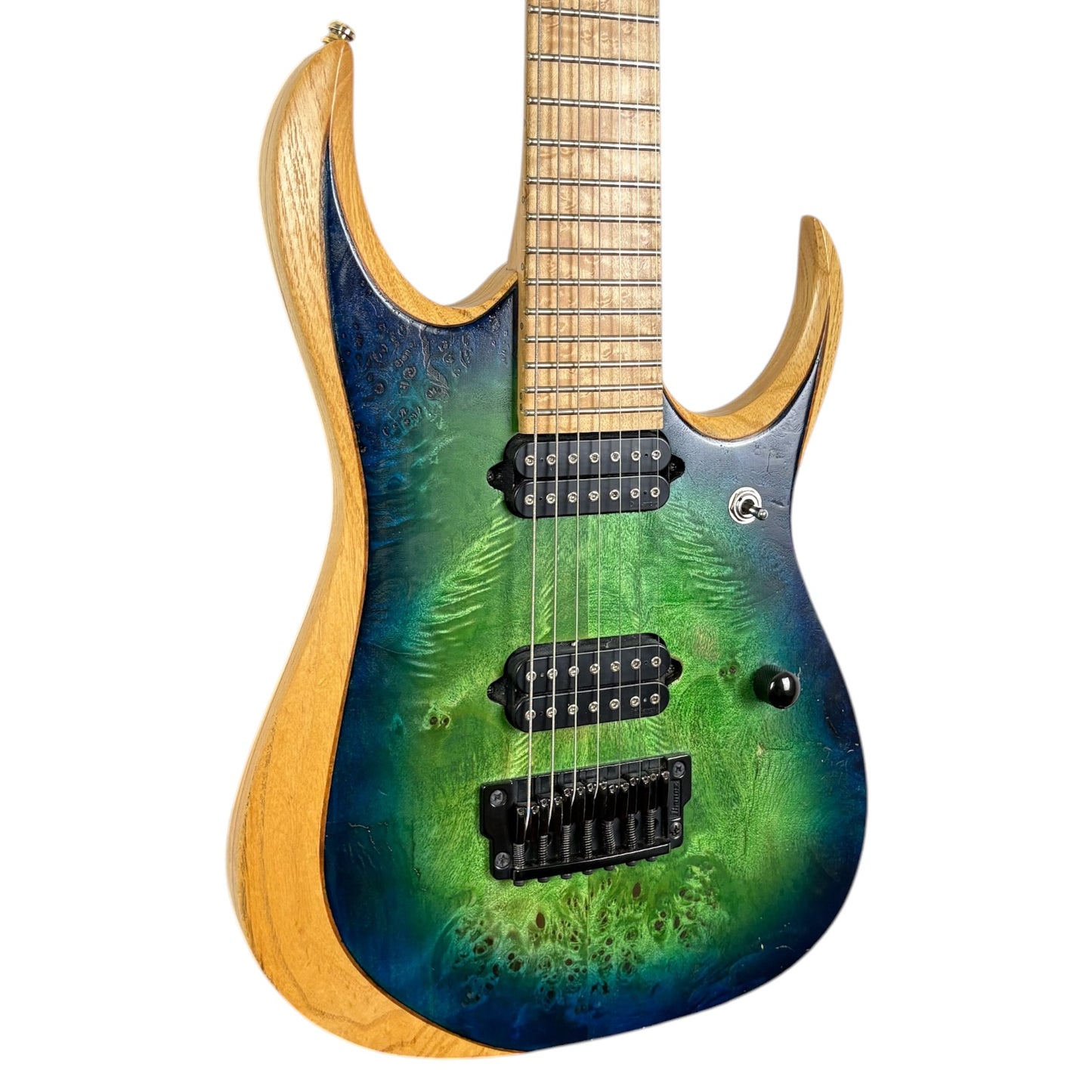 Ibanez RGDIX6MPB Iron Label 2018 - Σουρεαλιστικό μπλε ντεγκραντέ κορμού