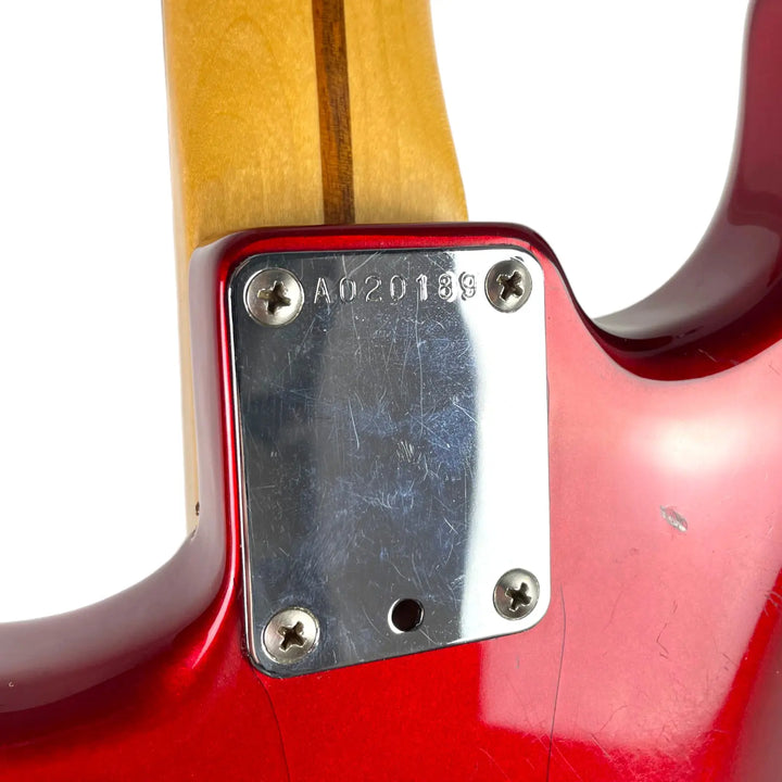 Fender MIJ Stratocaster Contemporary Kahler 1985-1986 - Candy Apple Red - Pat´s Guitars