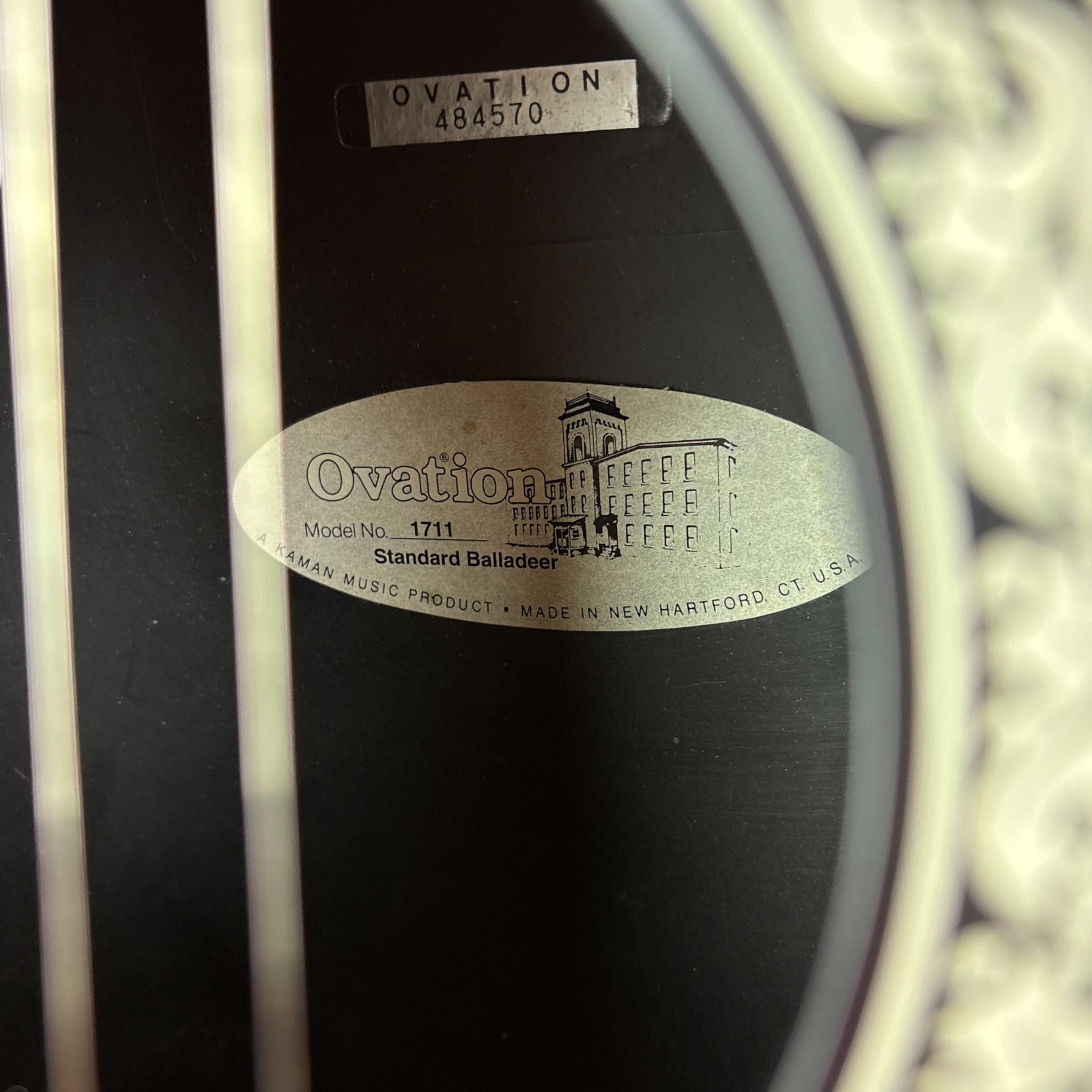 Ovation Standard Balladeer 1711 Akustik Natural Ovation