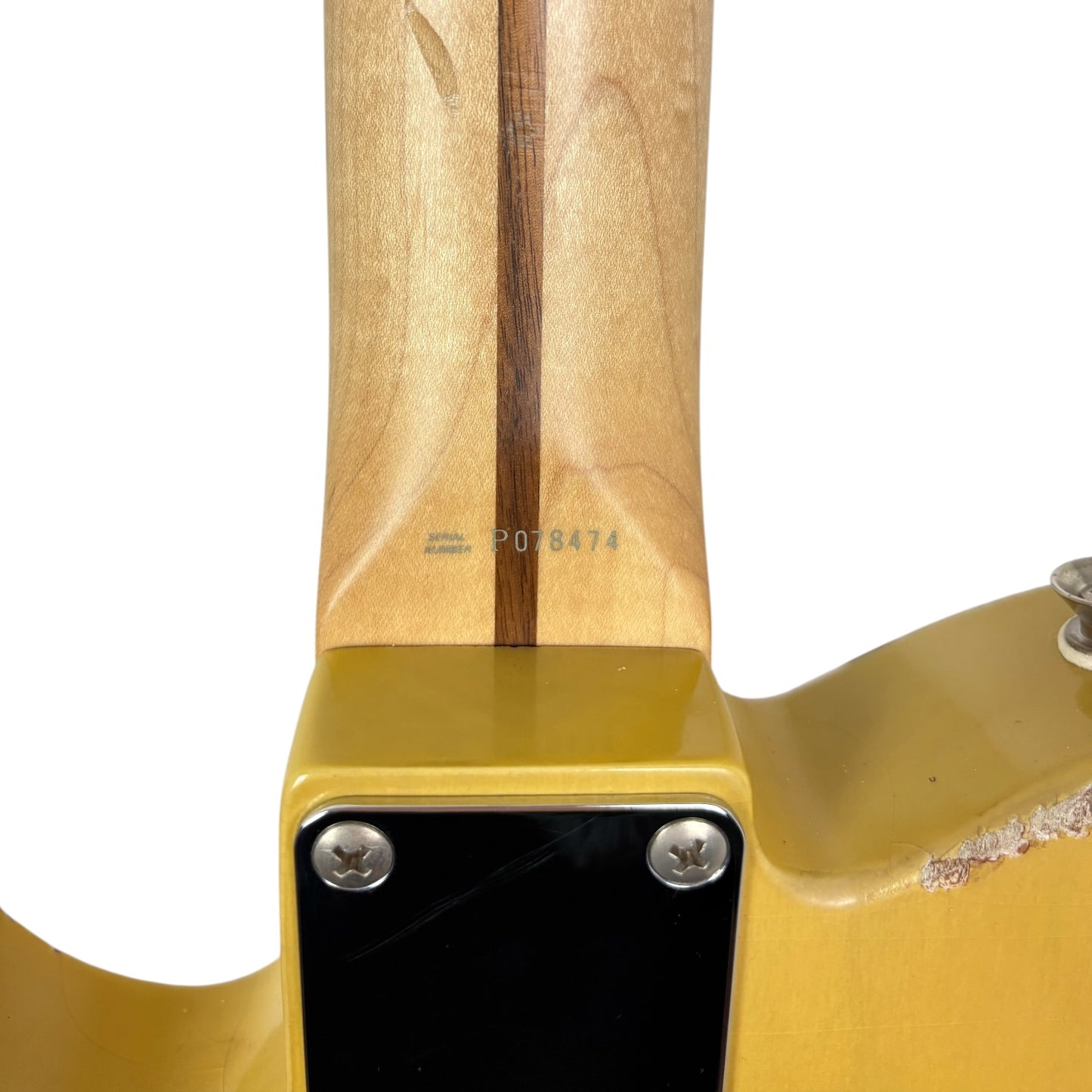 Fender MJT 50s Reissue Telecaster – karamelově blond – výrazný relic vzhled